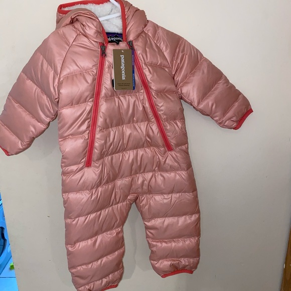 patagonia baby girl snowsuit